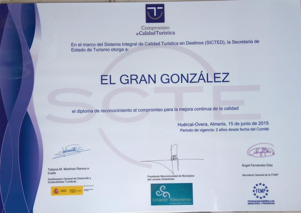 El Gran Gonzalez Viviendas Con Fines Turisticos Mojácar Extérieur photo